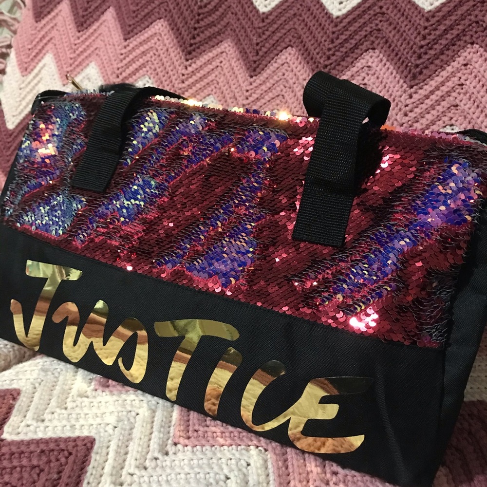 NWOT Justice duffle